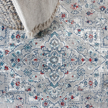 Sierra modern Persian Vintage Medallion Area Rug